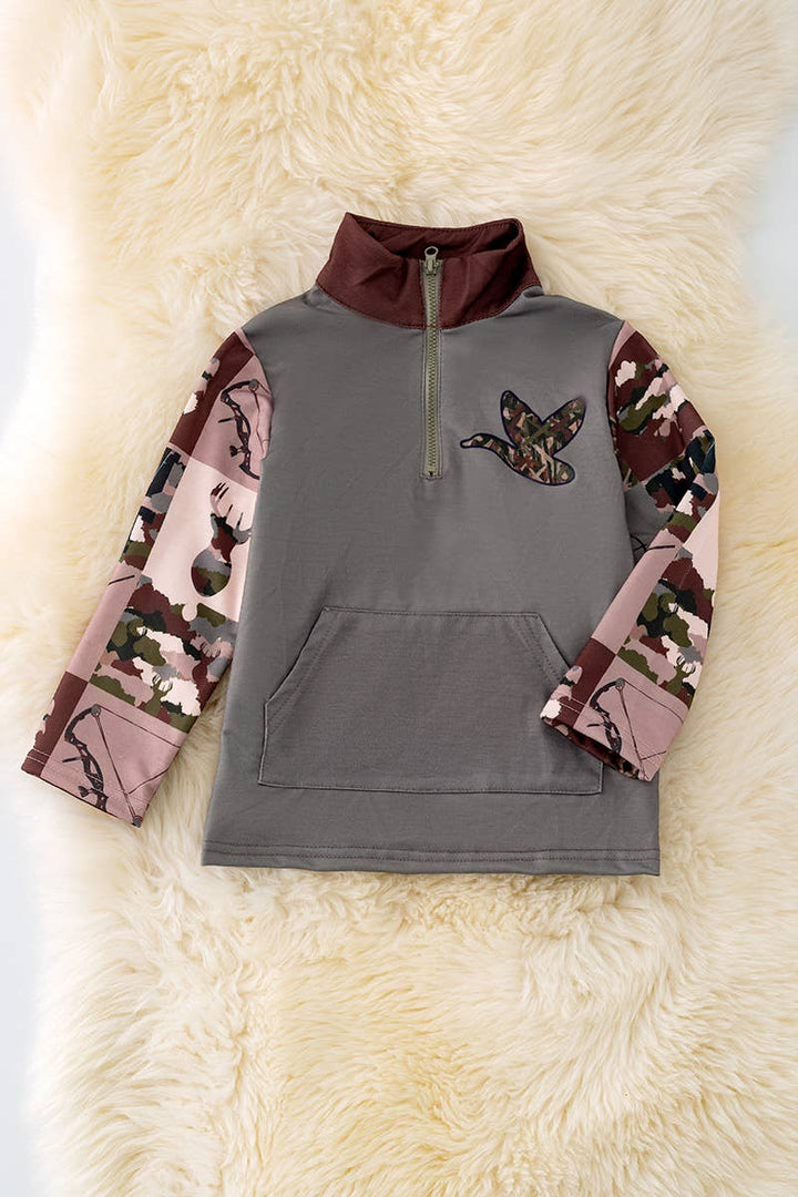 Hunting Season Printed Pull Over